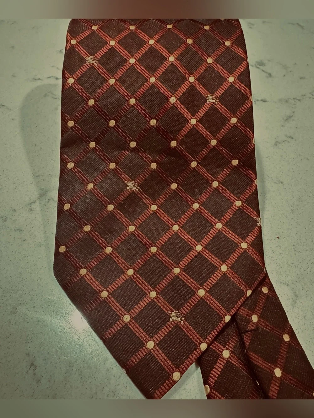 Burberry red gold